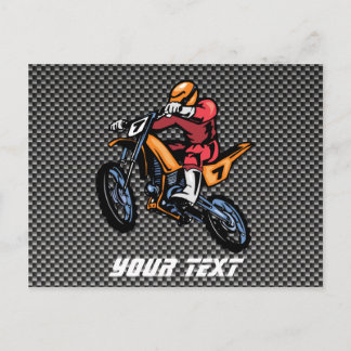 Postal Faux Carbon Fibon Motocross