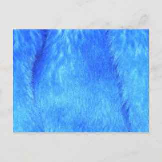Postal Faux Fur Azul