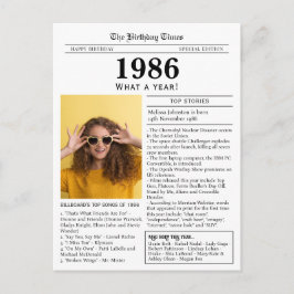 Postal Favor de periódico de 1986