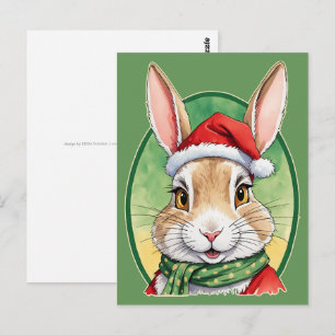 Postal Favoritos divertidos de animales en Navidad - Cone