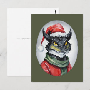 Postal Favoritos divertidos de animales en Navidad - Drag