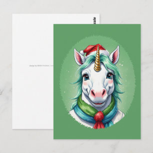 Postal Favoritos divertidos de animales en Navidad - Unic