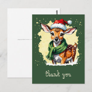 Postal Favoritos divertidos de los Navidades de animales