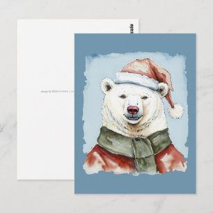 Postal Favoritos divertidos de los Navidades de animales