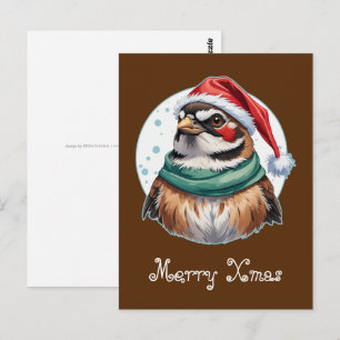 Postal Favoritos divertidos de los Navidades de animales