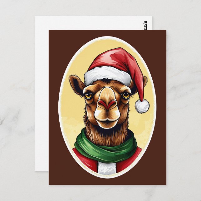 Postal Favoritos divertidos de los Navidades de animales  (Anverso / Reverso)