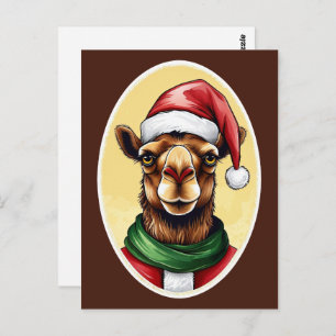 Postal Favoritos divertidos de los Navidades de animales 