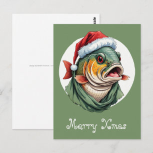 Postal Favoritos divertidos de los Navidades de animales