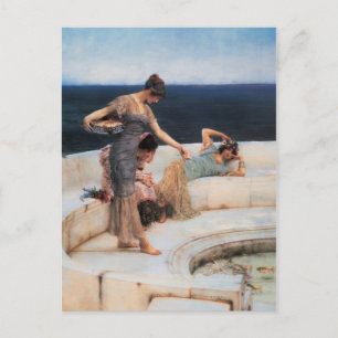 Postal Favoritos plateados por Lawrence Alma-Tadema