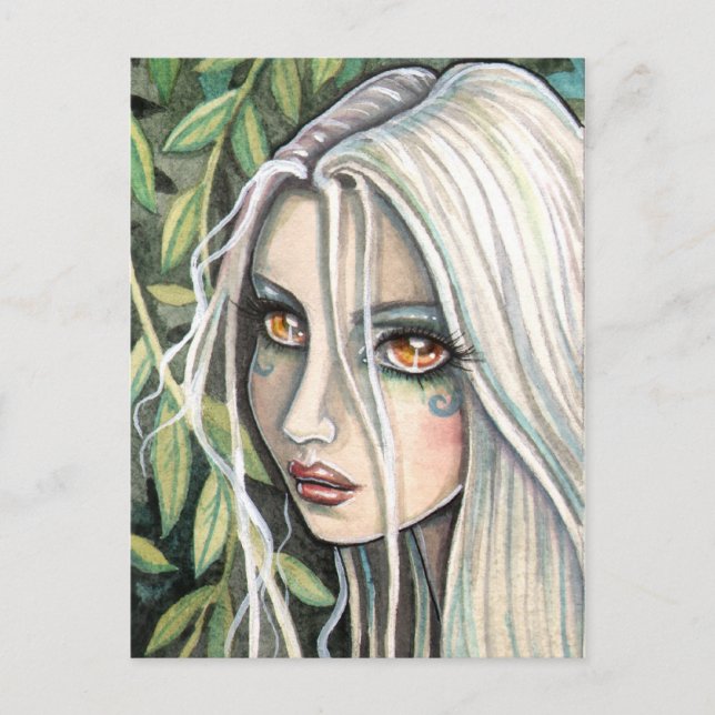 Postal Fawn Forest Imp Fairy De Molly Harrison (Anverso)