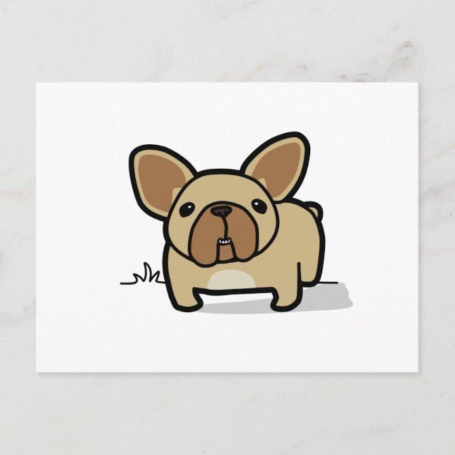 Postal Fawn Frenchie (Anverso)