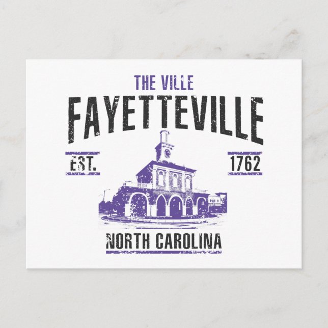 Postal Fayetteville (Anverso)