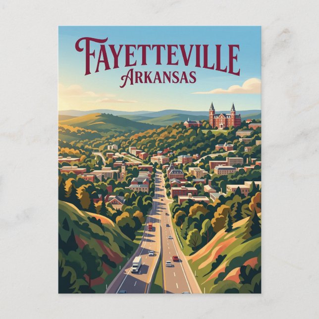 Postal Fayetteville EE. UU. (Anverso)