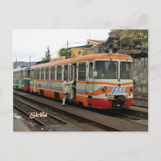 Postal FCE Ferrovie Circum Etnea en Bronté