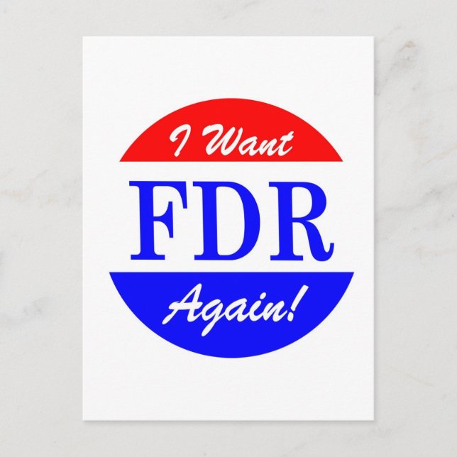 Postal FDR - El mayor tributo al presidente de Estados Un (Anverso)