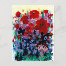 Postal Fe al fondo del jardín