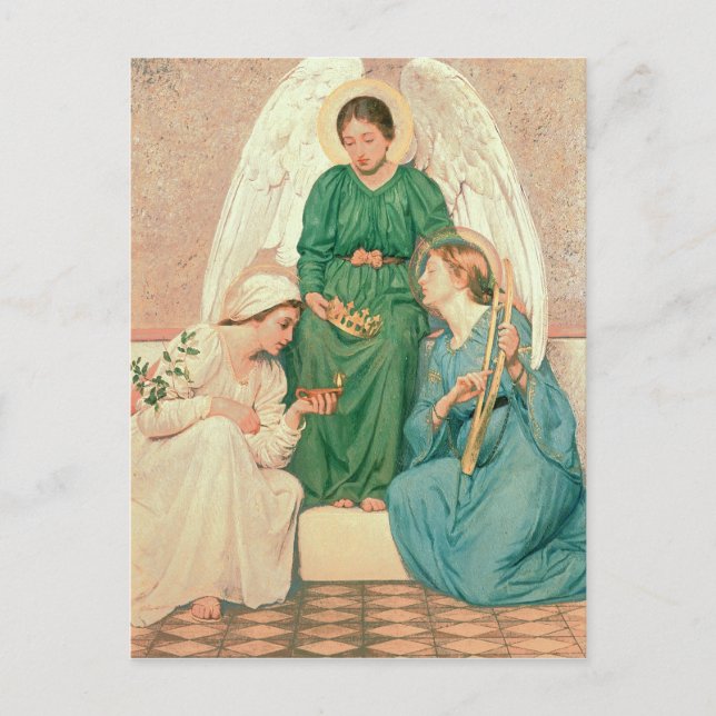 Postal Fe, esperanza y amor (Anverso)