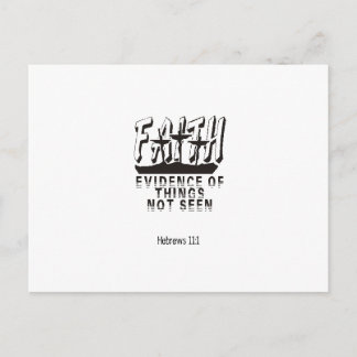 Postal Fe Evidencia de cosas no vistas