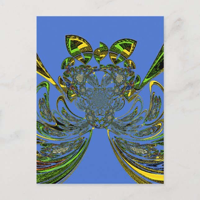 Postal Feather Fish (Anverso)