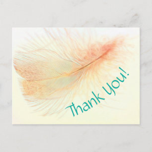 Postal Feather Gracias