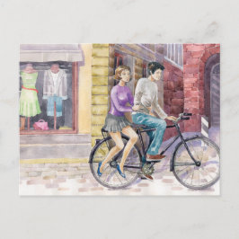 Postal Fecha romántica