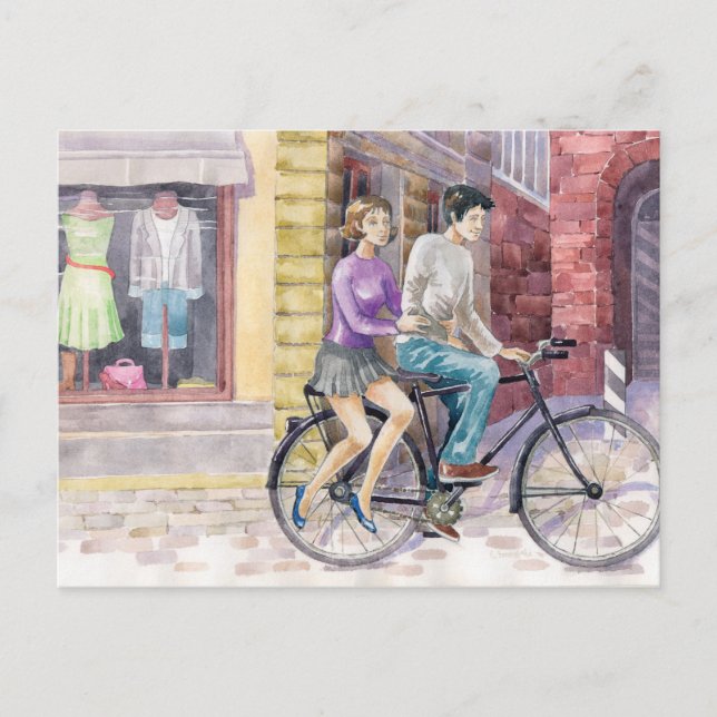 Postal Fecha romántica (Anverso)