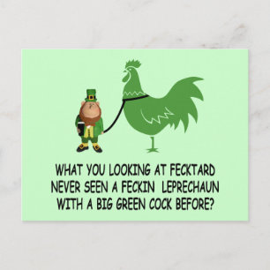 Postal Feckin irlandés fecktard
