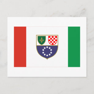 Postal Federación de Bandera de Bosnia y Herzegovina