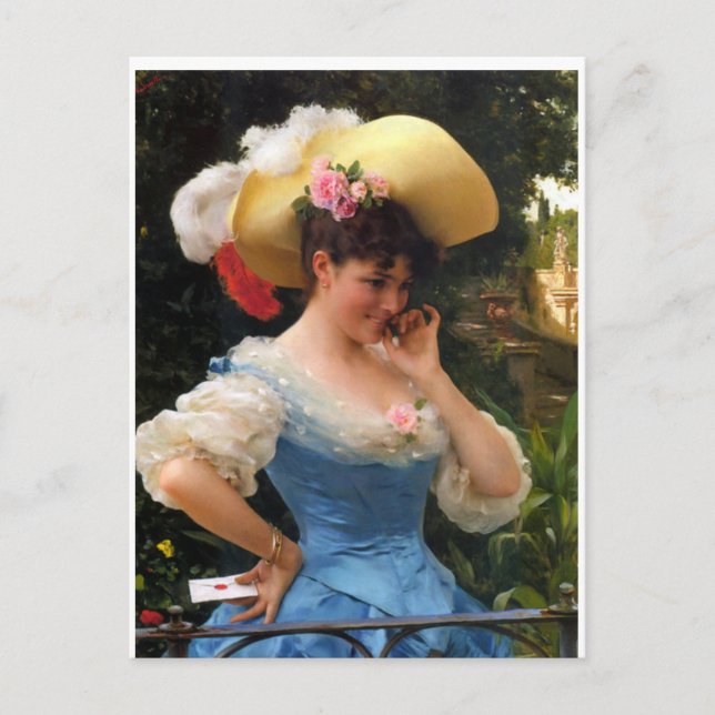 Postal Federico Andreotti - La carta de amor (Anverso)