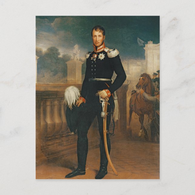 Postal Federico Guillermo III, Rey de Prusia (Anverso)
