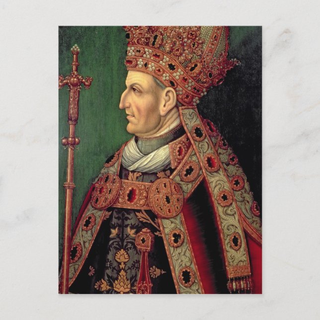 Postal Federico III de Alemania Sacro Emperador Romano (Anverso)