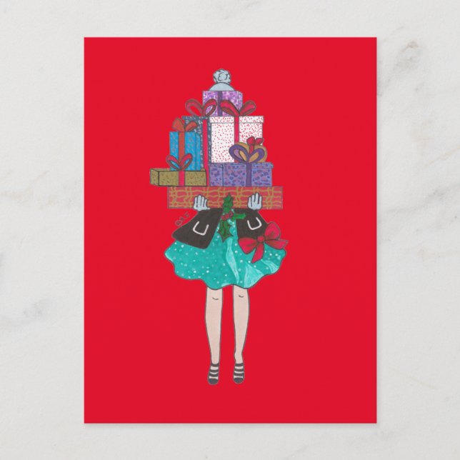 Postal Feeling like Santa Claus (Anverso)