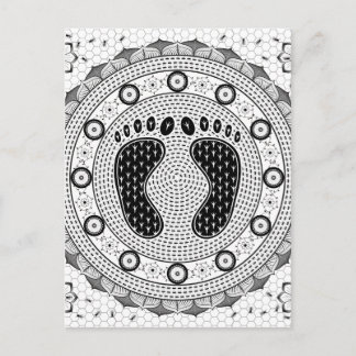 Postal Feet Mandala