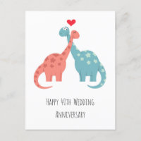 Felices 40 años de Boda Dinosaurios