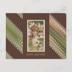 Postal Felices Bellezas Florales de Cumpleaños 41