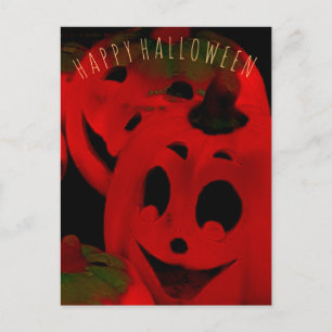 Postal Felices Calabazas espeluznantes y divertidas de Ha