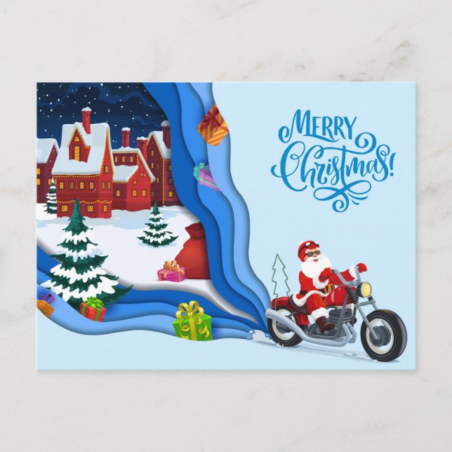 Postal Felices Fiestas (Anverso)