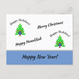 Postal Felices Fiestas Año Nuevo