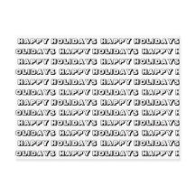 "Felices fiestas" blanco negro