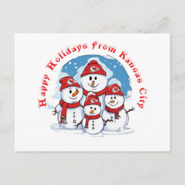 Postal Felices Fiestas De Kansas City