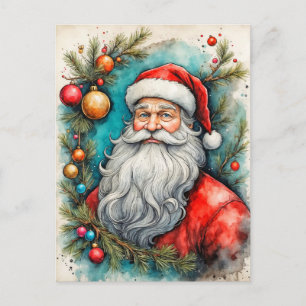 Postal Felices Fiestas De Santa Claus