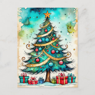 Postal Felices Fiestas - Feliz Navidad a todos