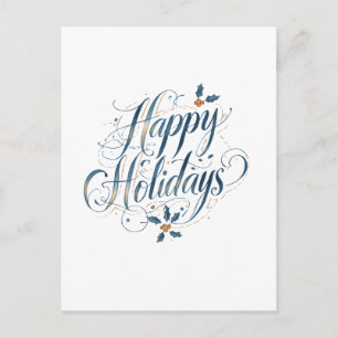 Postal Felices Fiestas Feliz Navidad Familia Año Nuevo