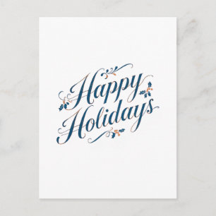 Postal Felices Fiestas Feliz Navidad Familia Año Nuevo
