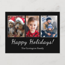 Felices Fiestas Foto Script Navidades simples