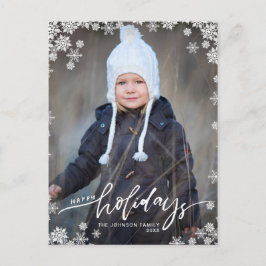 Postal Felices Fiestas Navidades de FOTOS Saludos