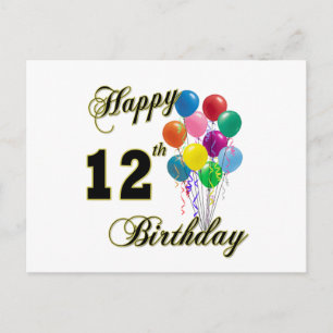 Postal Felices regalos de cumpleaños y ropa de cumpleaños