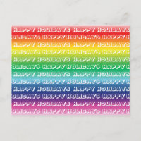 Felices vacaciones colores arcoiris orgullo gay lg