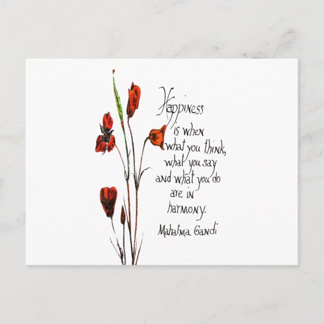 Postal Felicidad (Anverso)