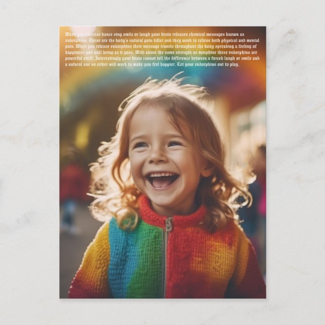 Postal Felicidad (Anverso)